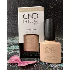 CND SHELLAC LOVELY QUARTZ GEL POLISH - CRYSTAL ALCHEMY COLLECTION