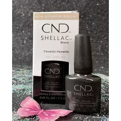 CND SHELLAC POWERFUL HEMATITE GEL POLISH - CRYSTAL ALCHEMY COLLECTION