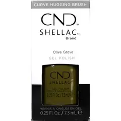 CND SHELLAC OLIVE GROVE - UV GEL NAIL POLISH