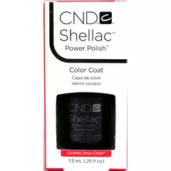 CND SHELLAC OVERTLY ONYX - GEL NAIL POLISH