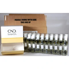 CND BOX CUTICLE SOLAR OIL 3.7ML - 0.125 FL OZ 40 BOTTLES PACK WITH DISPLAY