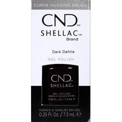 CND SHELLAC DARK DAHLIA GEL NAIL POLISH - NON TPO