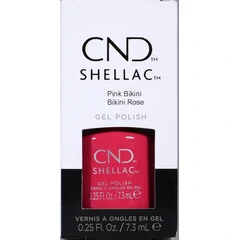 CND SHELLAC PINK BIKINI GEL POLISH - NO TPO