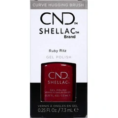 CND SHELLAC RUBY RITZ GEL NAIL POLISH