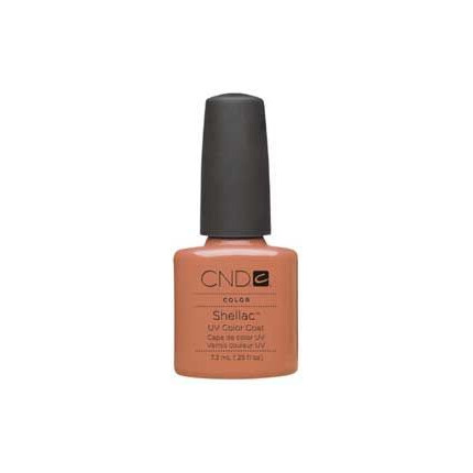 CND SHELLAC ICED CORAL UV COLOR COAT - GEL NAIL POLISH - NO BOX