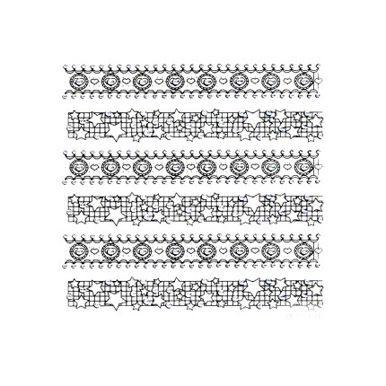 3D DETAILED NAIL STICKERS WITH RHINESTONES LR_N10_B