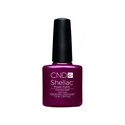 CND SHELLAC CRIMSON SASH - UV COLOR COAT