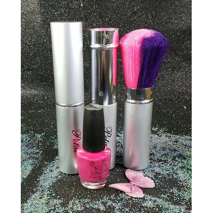 NAIL DUST CLEANING BRUSH - RETRACTABLE ALUMINUM HANDLE