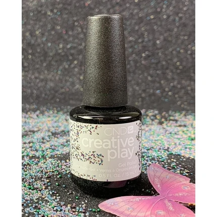 CND CREATIVE PLAY GEL POLISH - GLITTABULOUS 449