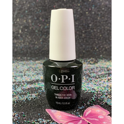 OPI GELCOLOR THINGS I'VE SEEN IN ABER-GREEN GCU15 SCOTLAND COLLECTION FALL 2019
