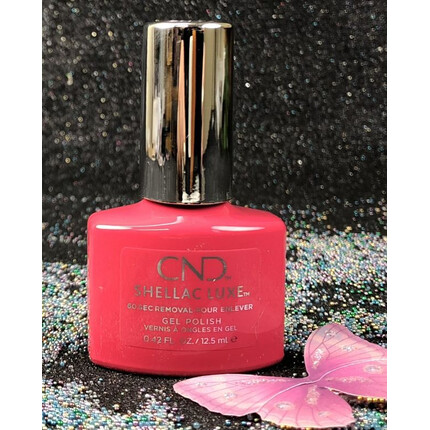 CND SHELLAC PINK BIKINI #134 LUXE GEL POLISH 92282