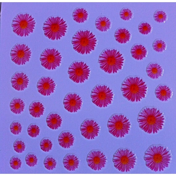 DRIED FLOWERS 3D NAIL STICKERS SKU3DDF20