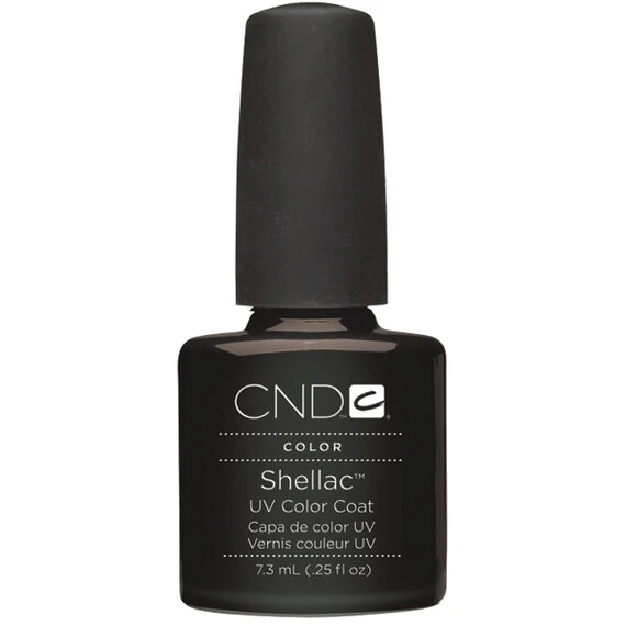 CND SHELLAC BLACK POOL GEL NAIL COAT - NO TPO