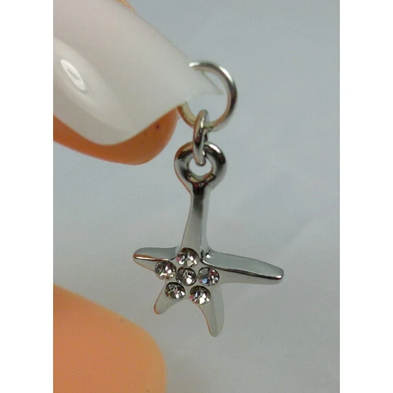 NAIL DANGLE - STAR WITH "DIAMONDS"