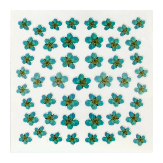 DRIED FLOWERS 3D NAIL STICKERS SKU3DDF05