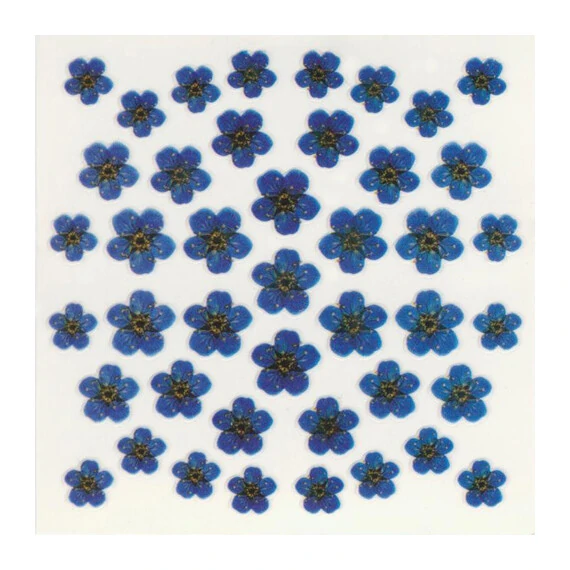 DRIED FLOWERS 3D NAIL STICKERS SKU3DDF08