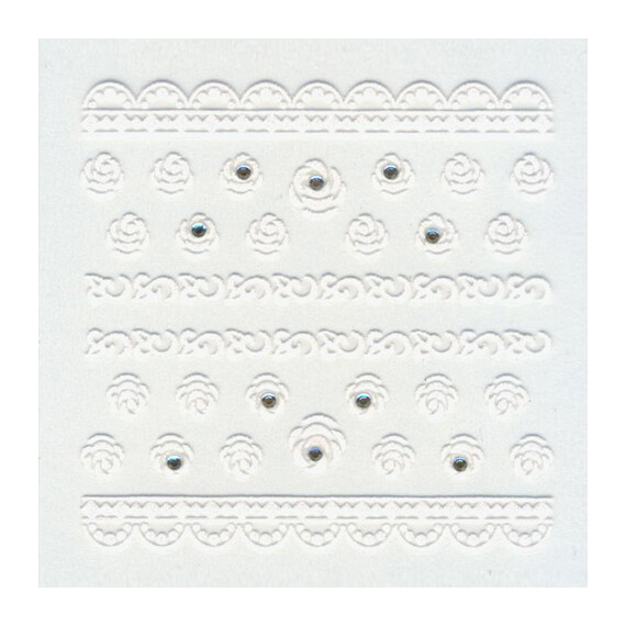 3D LACE NAIL STICKERS SKU3DGP10