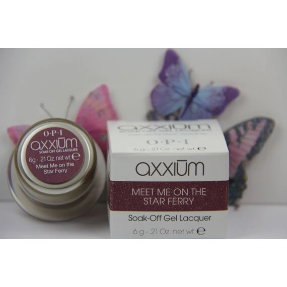 AXXIUM OPI SOAK-OFF GEL LACQUER MEET ME ON THE STAR FERRY 6G - 0.21OZ