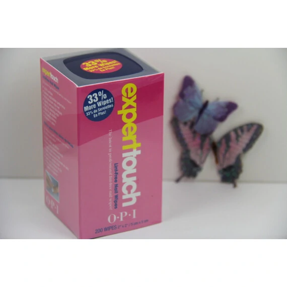 2X2 OPI EXPERTTOUCH LINT FREE NAIL WIPES 200 PCS