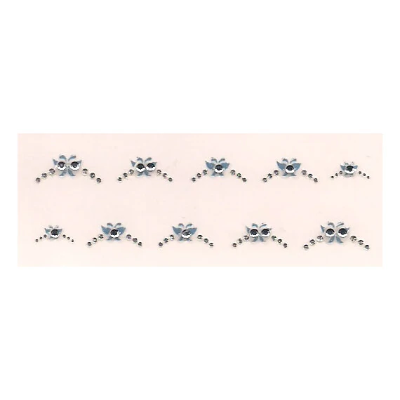 3D JEWELRY NAIL STICKERS SKU3DFJ05FRENCH STONES