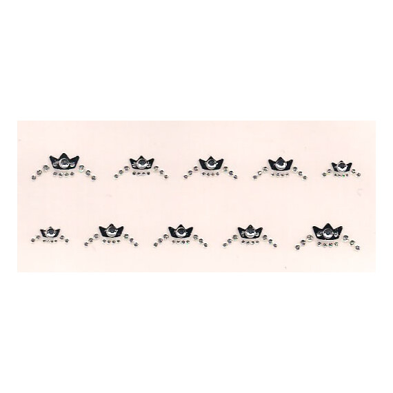 3D JEWELRY NAIL STICKERS SKU3DFJ09 FRENCH STONES