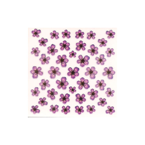 DRIED FLOWERS 3D NAIL STICKERS SKU3DDF04