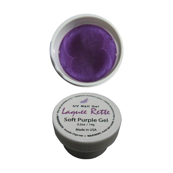 LAQUEE RETTE - UV NAIL GEL - SOFT PURPLE .5OZ (14G)