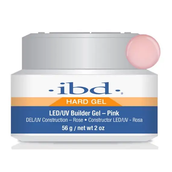 IBD LED/UV HARD GEL BUILDER PINK - 56 G- 2OZ