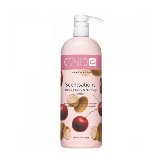 CND SCENTSATIONS BLACK CHERRY & NUTMEG HAND & BODY LOTION 917 ML