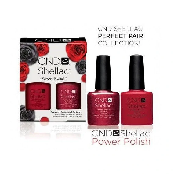 CND SHELLAC DUO KIT WILDFIRE & RUBY RITZ