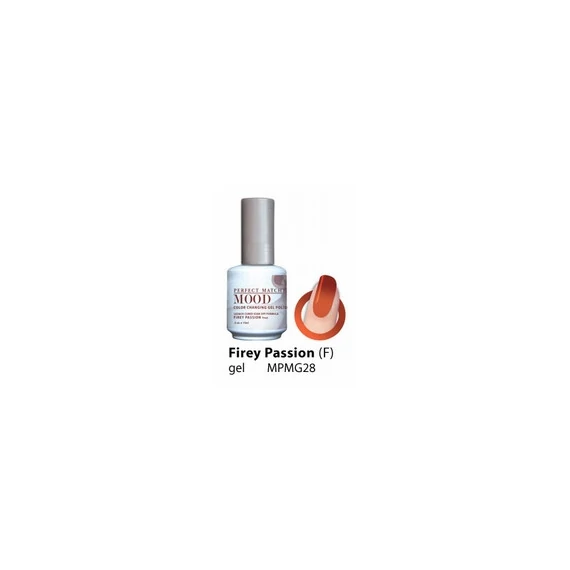 LECHAT FIREY PASSION FROST PERFECT MATCH MOOD COLOR CHANGING GEL POLISH MPMG28