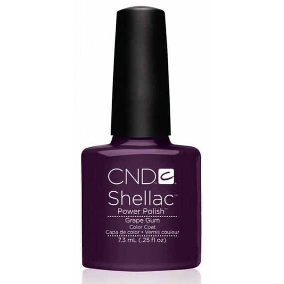 CND SHELLAC UV COLOR COAT - GEL NAIL POLISH - GRAPE GUM