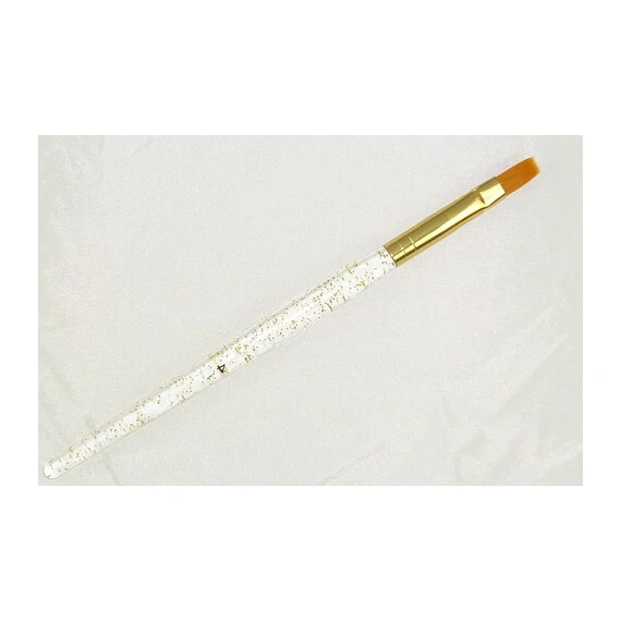 #4 GEL BRUSH GLITTER GOLD HANDLE