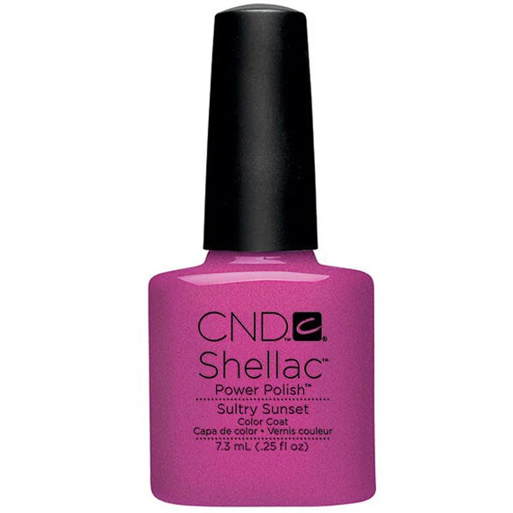CND SHELLAC SULTRY SUNSET UV COLOR COAT - GEL NAIL POLISH