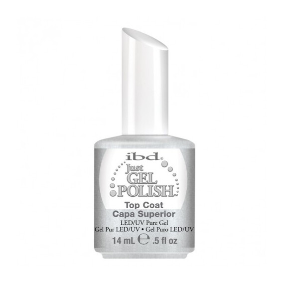 IBD JUST GEL POLISH TOP COAT 14 ML/.5 OZ