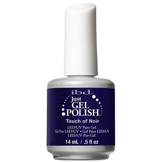 IBD JUST GEL POLISH TOUCH OF NOIR 14 ML/.5 OZ
