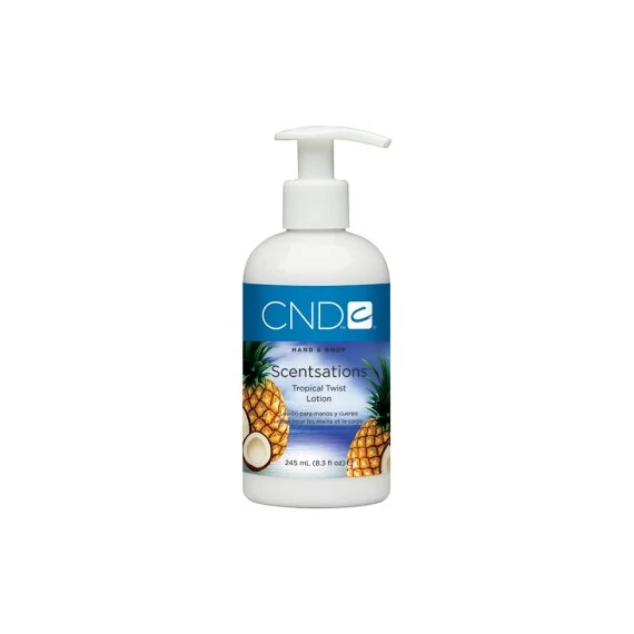 TROPICAL TWIST HAND & BODY LOTION BY CND SCENTSATIONS 245 ML ( 8.3 FL OZ )