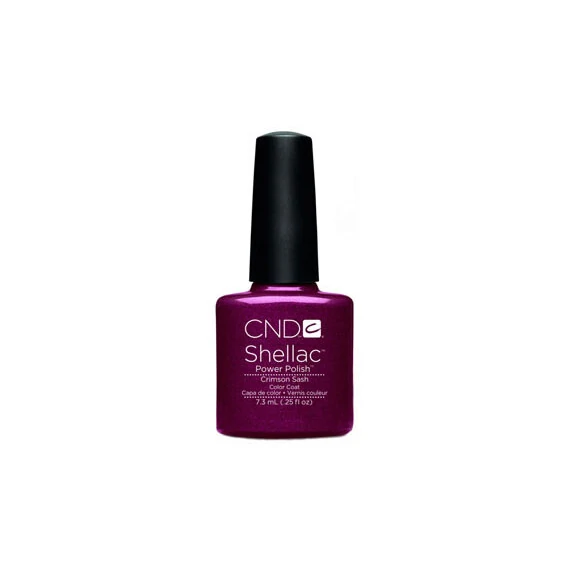 CND SHELLAC CRIMSON SASH - UV COLOR COAT