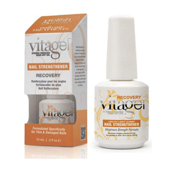 GELISH SOAK OFF GEL VITAGEL RECOVERY NAIL STRENGTHENER 15ML / 0.5OZ GELISH SOAK OFF GEL VITAGEL RECOVERY NAIL STRENGTHENER 15ML / 0.5OZ