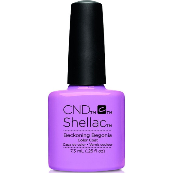 CND SHELLAC UV COLOR COAT - GEL NAIL POLISH - BECKONING BEGONIA
