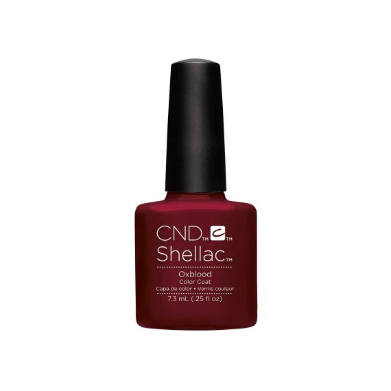 CND SHELLAC OXBLOOD GEL COLOR - NO TPO