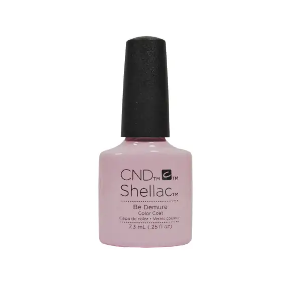CND SHELLAC UV COLOR COAT - GEL NAIL POLISH BE DEMURE 91173