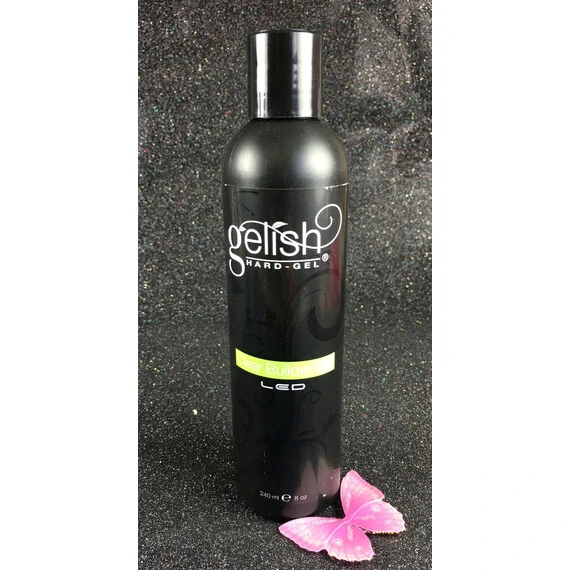 GELISH HARD GEL - LED CLEAR BUILDER NAIL GEL 240 ML - 8 OZ