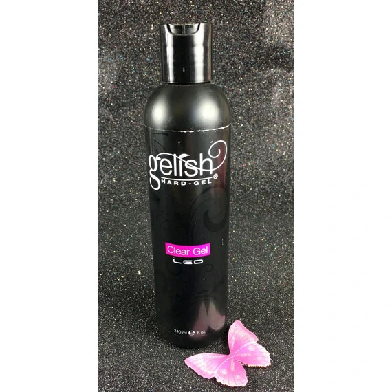 GELISH HARD GEL - LED CLEAR NAIL GEL 240 ML - 8 OZ