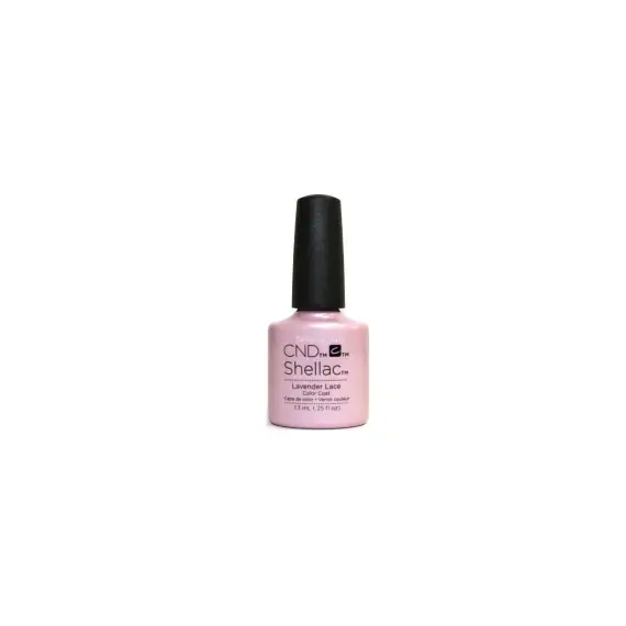 CND SHELLAC UV COLOR COAT - GEL NAIL POLISH LAVENDER LACE 91178