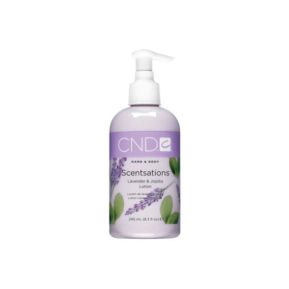 LAVENDER & JOJOBA HAND & BODY LOTION BY CND SCENTSATIONS 245 ML 8.3 OZ