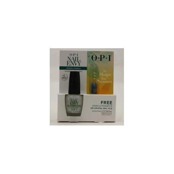 OPI NAIL ENVY ORIGINAL FORMULA - WITH CRYSTAL NAIL FILE SRG18