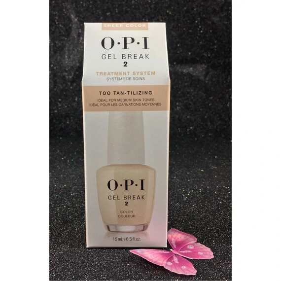 OPI TOO TAN-TILIZING GEL BREAK 2 TREATMENT SYSTEM 15 ML / 0.5 OZ [