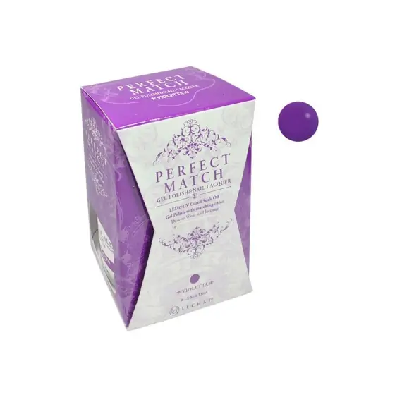 LECHAT PERFECT MATCH GEL POLISH & NAIL LACQUER VIOLETTA 2.5OZ/15ML - PMS102