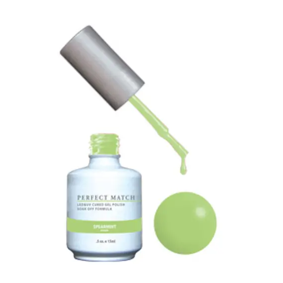 LECHAT PERFECT MATCH GEL POLISH & NAIL LACQUER SPEARMINT 2-.5OZ/15ML - PMS120